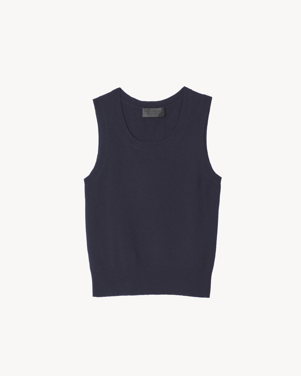 MAY CASHMERE TANK IN DARK NAVY