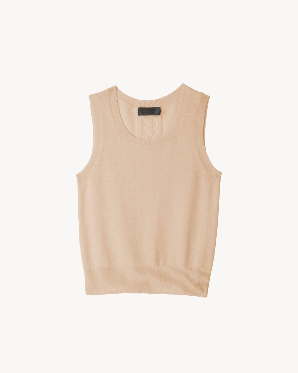 MAY CASHMERE TANK IN TAUPE