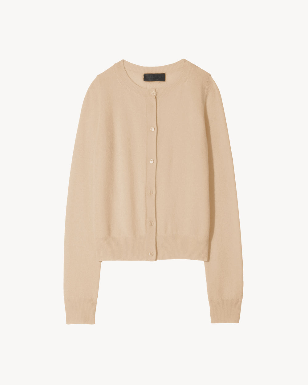 MARCH CASHMERE CARDIGAN IN TAUPE