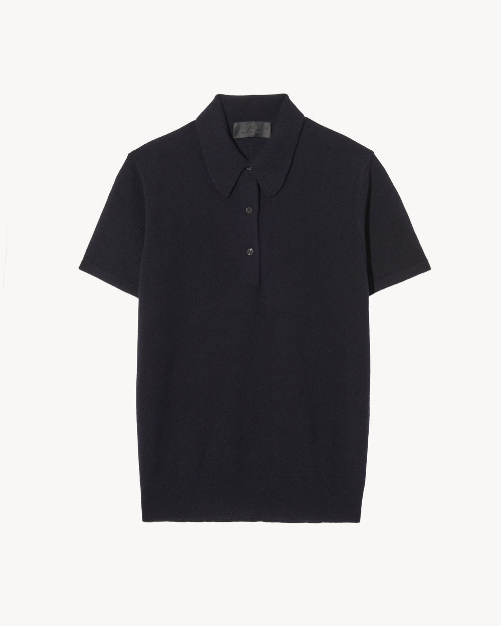 MILOS CASHMERE POLO IN DARK NAVY