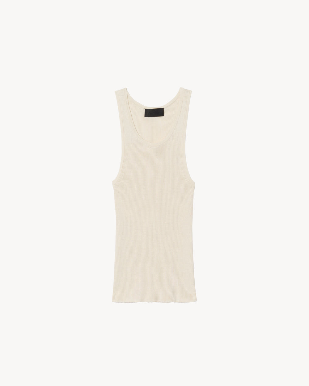 LOTTIE SILK KNIT TANK IN IVORY