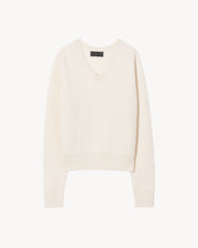 KORINA CASHMERE SWEATER IN IVORY