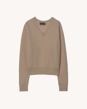 KORINA CASHMERE SWEATER IN ARABIAN SAND