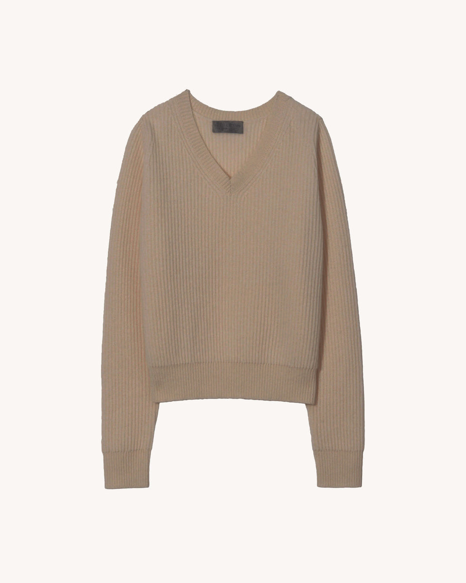 KORINA CASHMERE SWEATER IN ARABIAN SAND