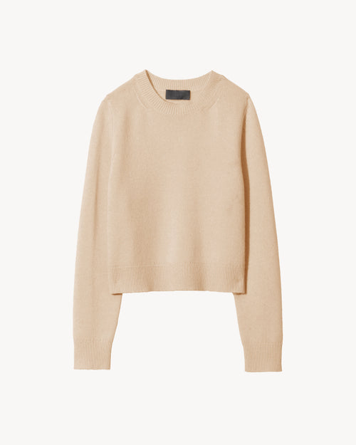 VENUS CASHMERE SWEATER IN TAUPE
