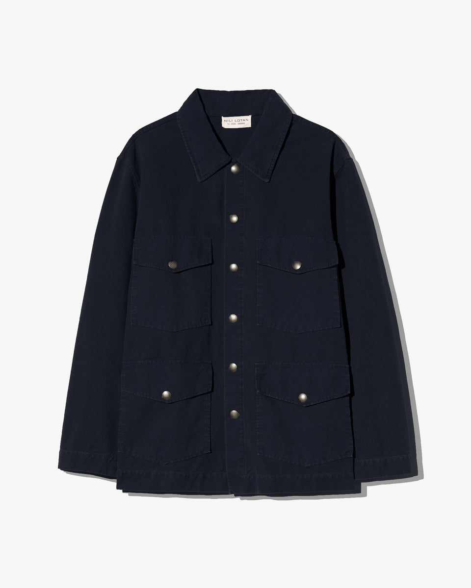 HAROLD JACKET IN MIDNIGHT