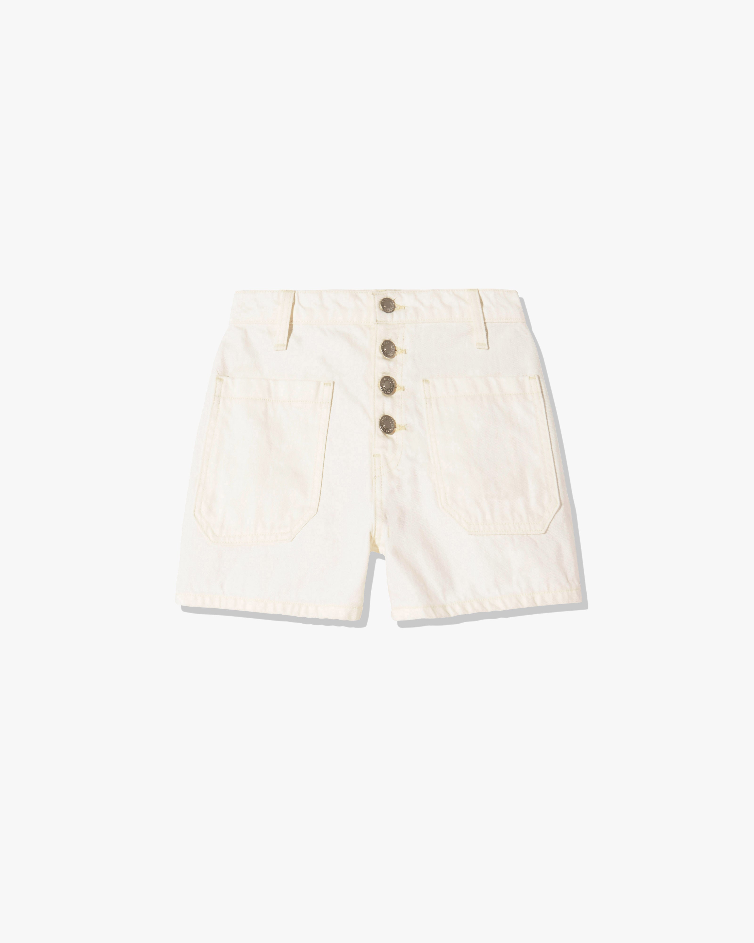 nili lotan HARLEY DENIM SHORT CREAM