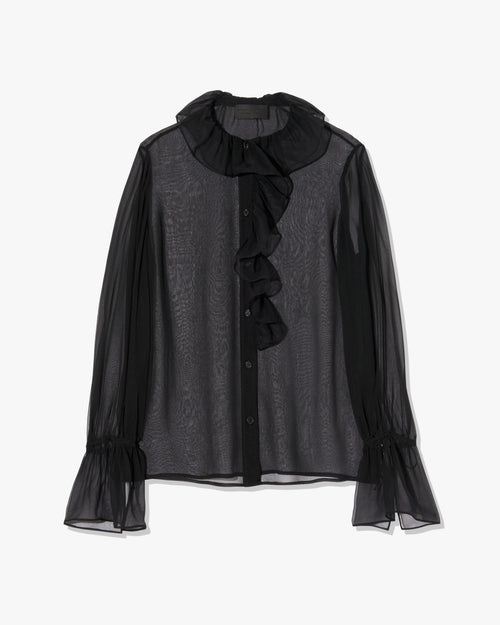 CECILY SILK BLOUSE IN BLACK