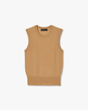 MAY CASHMERE TANK IN TAN