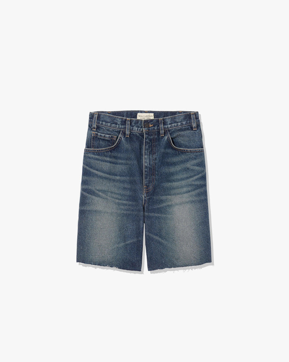RUSSEL DENIM SHORT IN SIMON WASH