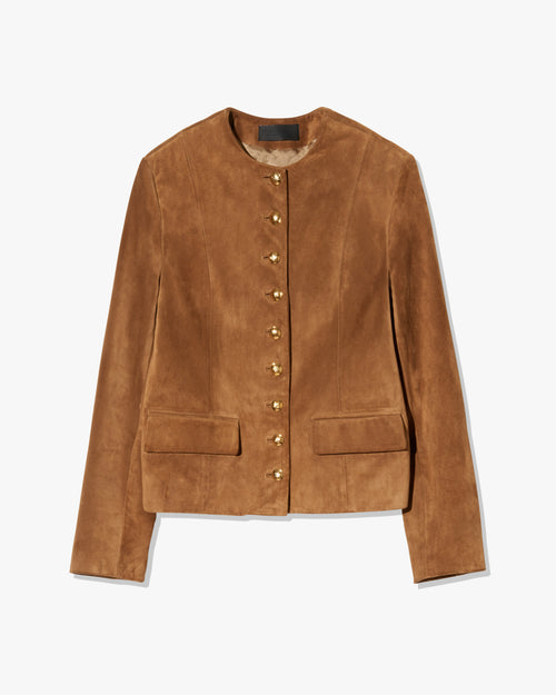 NANON SUEDE JACKET IN MARTORA