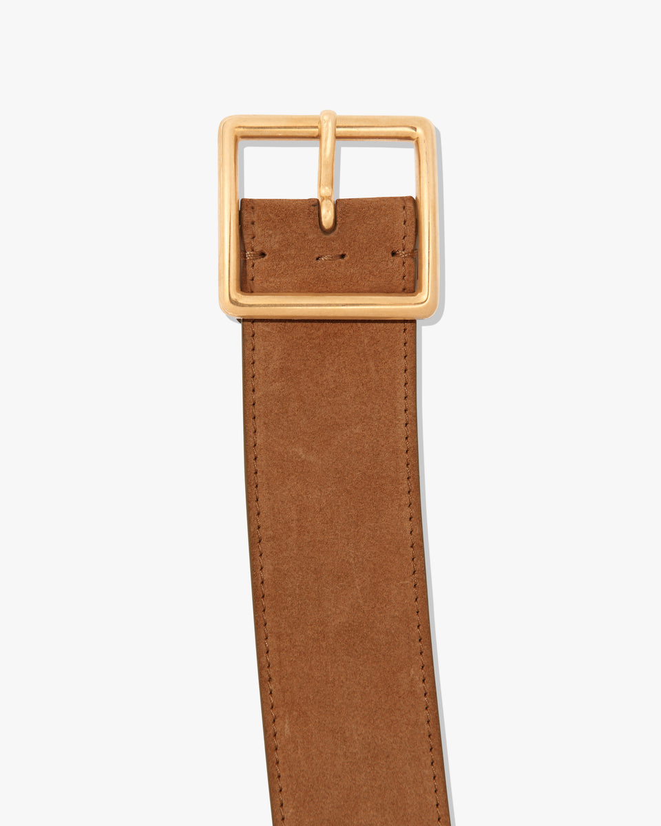 MARCELA BELT IN MARTORA W/ ANTIQUE GOLD BUCKLE