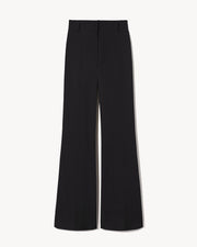 EFFY WOOL PANT IN BLACK PINSTRIPE