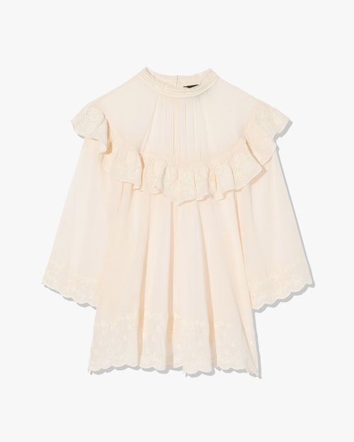 ALAIN BLOUSE IN IVORY