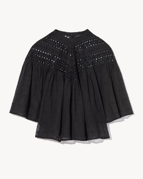 MIKKI BLOUSE IN BLACK