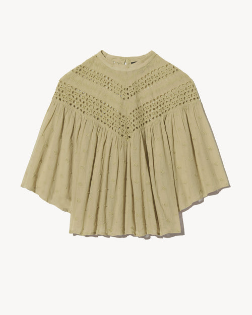MIKKI BLOUSE IN SAFARI KHAKI