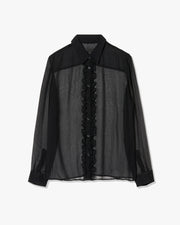 KRIS SILK SHIRT IN BLACK