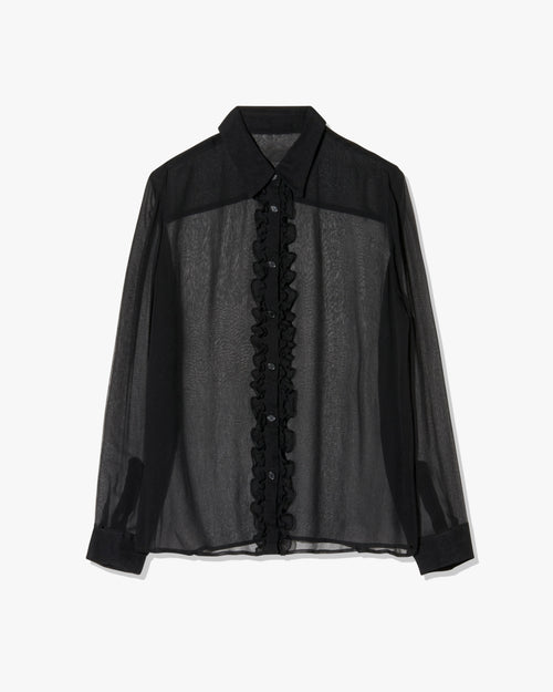 KRIS SILK SHIRT IN BLACK