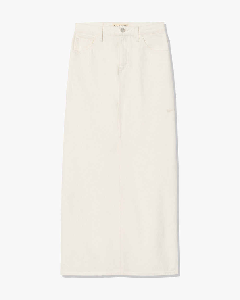 OZZY DENIM SKIRT IN CREAM