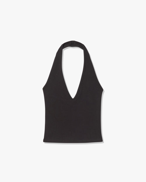 BRITT HALTER TOP IN BLACK