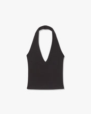 BRITT HALTER TOP IN BLACK