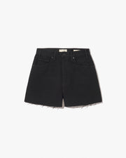 COBAIN DENIM SHORT IN JET BLACK