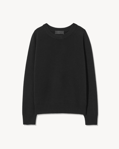 NORA CASHMERE SWEATER IN BLACK