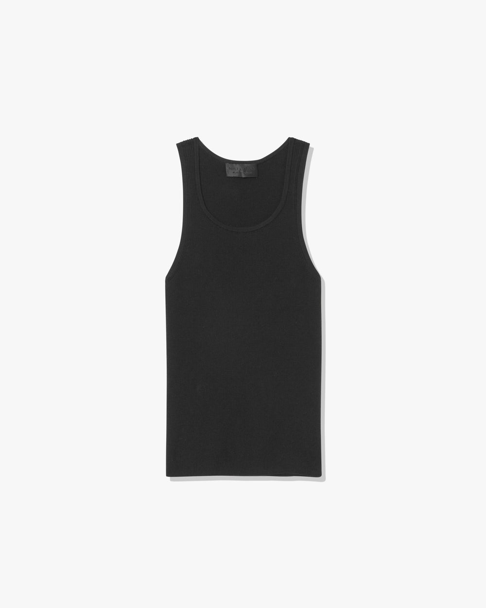 LOTTIE SILK KNIT TANK IN BLACK