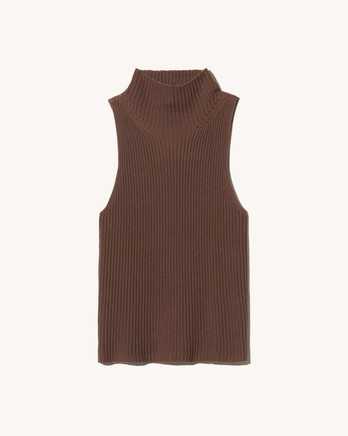 SONIA SWEATER IN BROWN