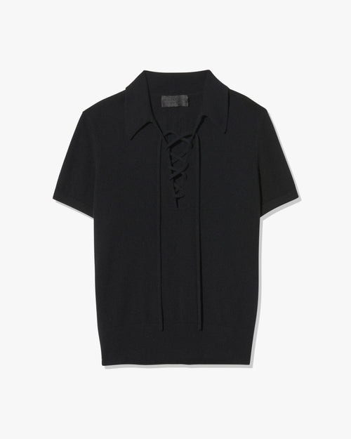 MAGDALENA CASHMERE SWEATER IN BLACK