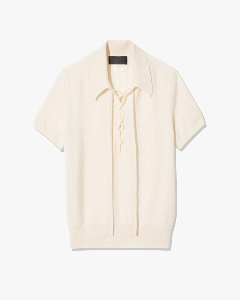 MAGDALENA CASHMERE SWEATER IN IVORY