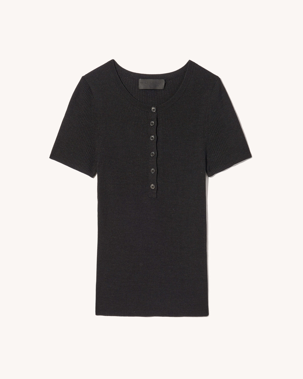 FRANCENE SILK KNIT SWEATER IN BLACK