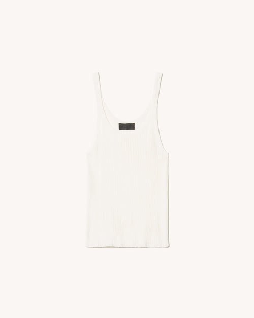 WRENLEY TANK IN IVORY