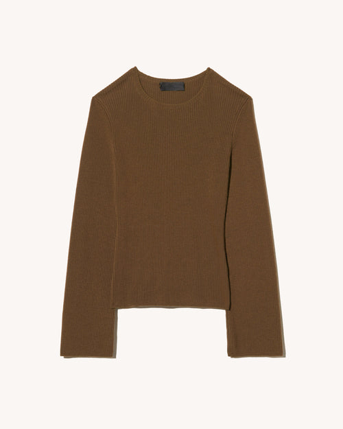 PRESLEY SWEATER IN KHAKI GREEN