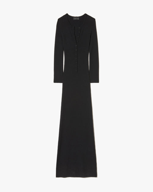 ROXY KNIT DRESS IN BLACK