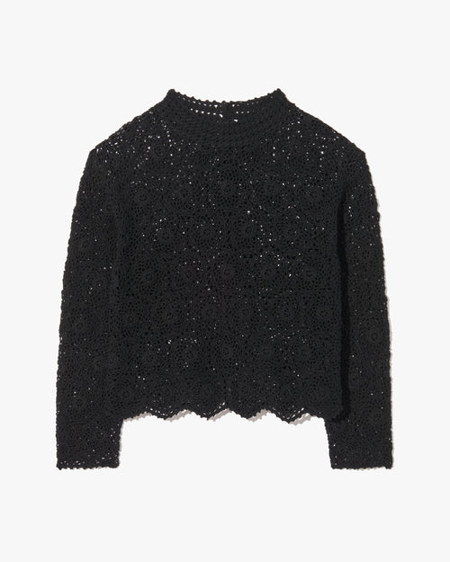 GIBSON SWEATER IN BLACK