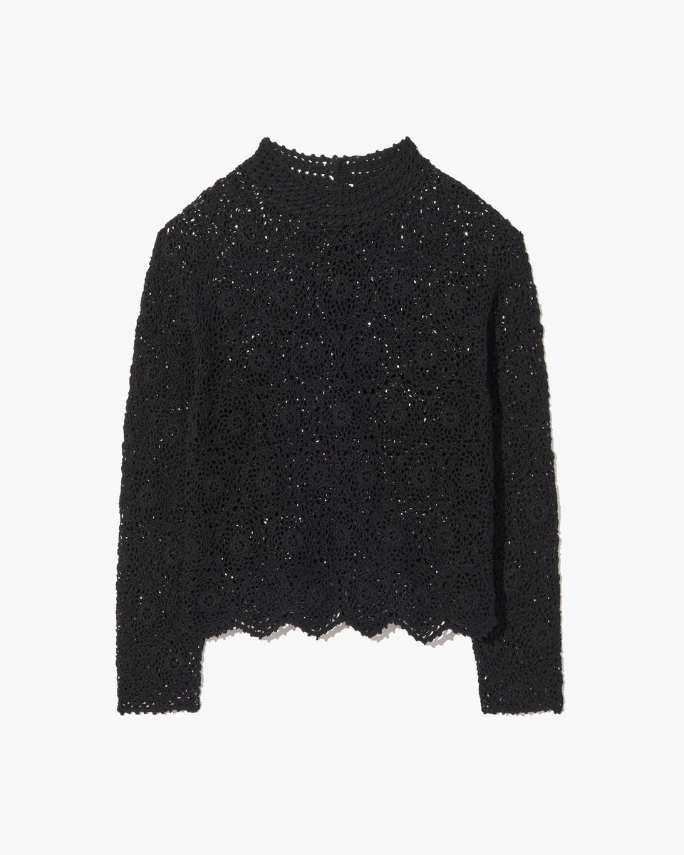 GIBSON SWEATER IN BLACK