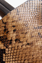 MEDIUM KEITH BAG IN TAUPE SNAKESKIN