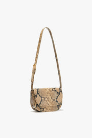 FRANCOISE BAG IN TAUPE SNAKESKIN