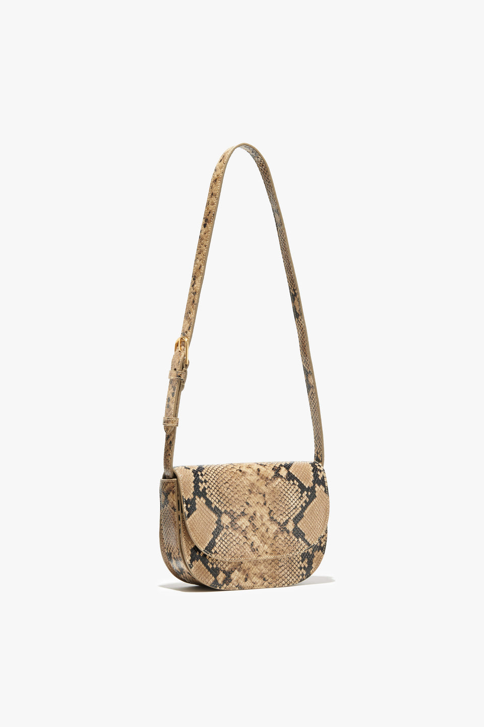 FRANCOISE BAG IN TAUPE SNAKESKIN