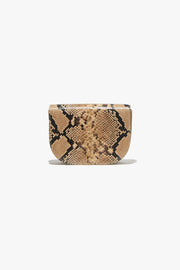FRANCOISE BAG IN TAUPE SNAKESKIN