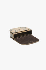FRANCOISE BAG IN TAUPE SNAKESKIN
