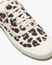 CANVAS SNEAKER IN LEOPARD PRINT