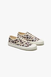 CANVAS SNEAKER IN LEOPARD PRINT