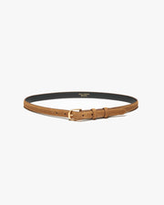 JANE SUEDE BELT IN MARTORA W/ GOLD BUCKLE