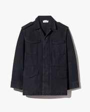 CHARLIE COTTON JACKET IN WASHED BLACK