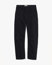 EMIR COTTON PANT IN JET BLACK