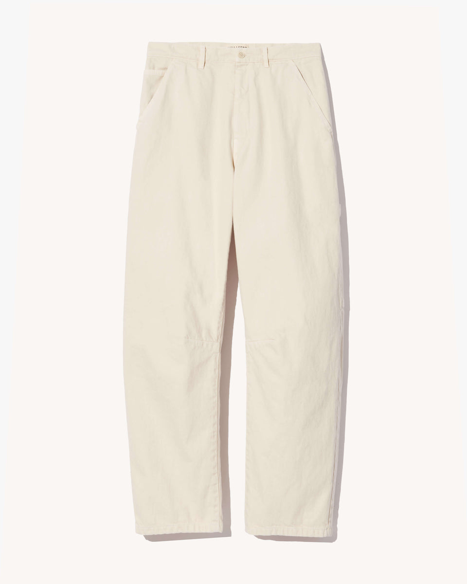 EMIR COTTON PANT IN STONE