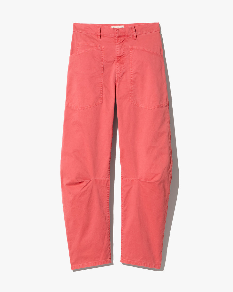 SHON COTTON PANT IN VINTAGE WASHED - ADMIRAL BLUE