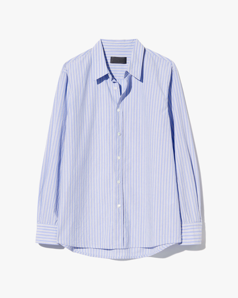 RAPHAEL CLASSIC SHIRT IN CIEL STRIPES